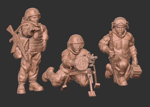 Russian AGS-17 Team - 1/48 Scale