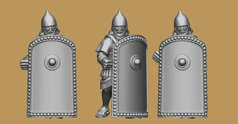 Kisir Sharruti Spearmen with Large Shield Regiment & Command Pack (28mm)