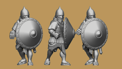 Kisir Sharruti Spearmen with Round Shield Pack (28mm)