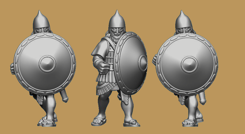 Kisir Sharruti Spearmen with Round Shield Regiment & Command Pack (28mm)