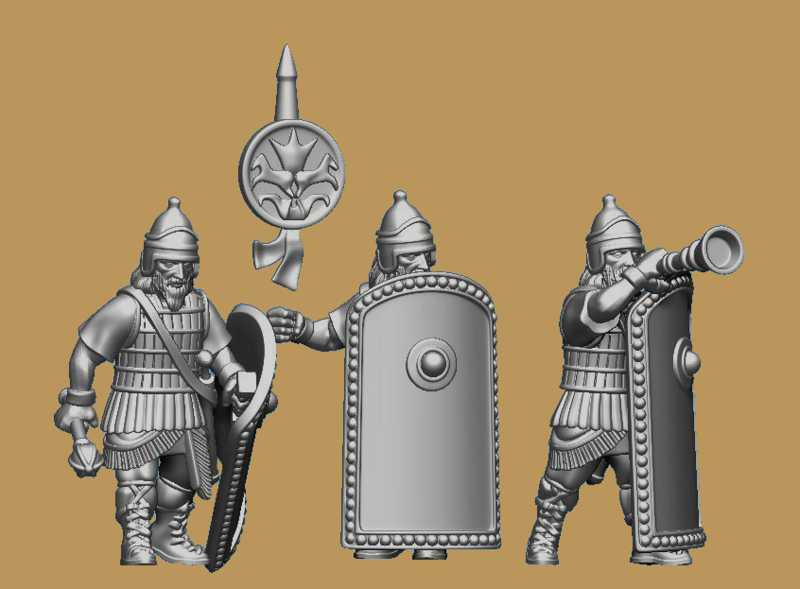 Qurubuti Command with Large Shield Pack (28mm)