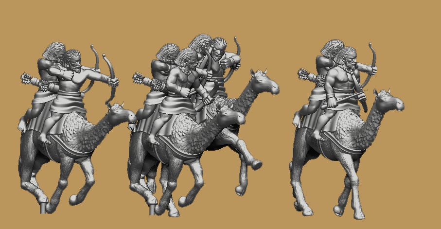 Midiante Camel Riders (28mm)