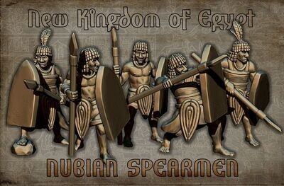 Nubian Spearmen Pack (28mm)