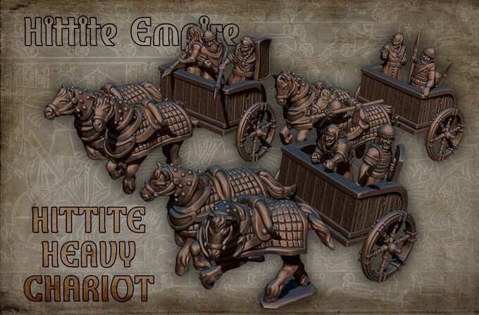 Hittite Heavy Chariot Pack (28mm)