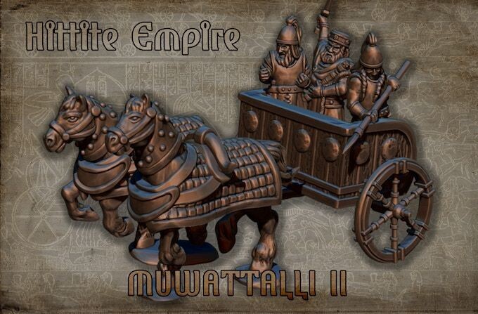 Hittite King on Chariot Pack (28mm)