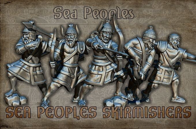 Sea People Skirmishers Pack (28mm)