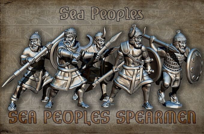 Sea People Spearmen Pack (28mm)
