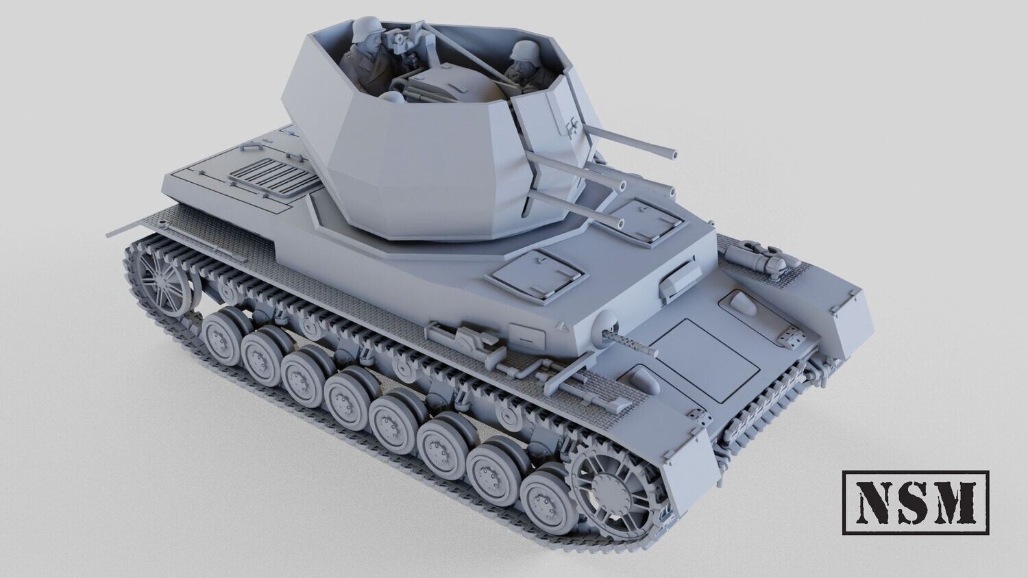 Flakpanzer IV (2 cm Flakvierling 38) Wirbelwind - 1/48 Scale