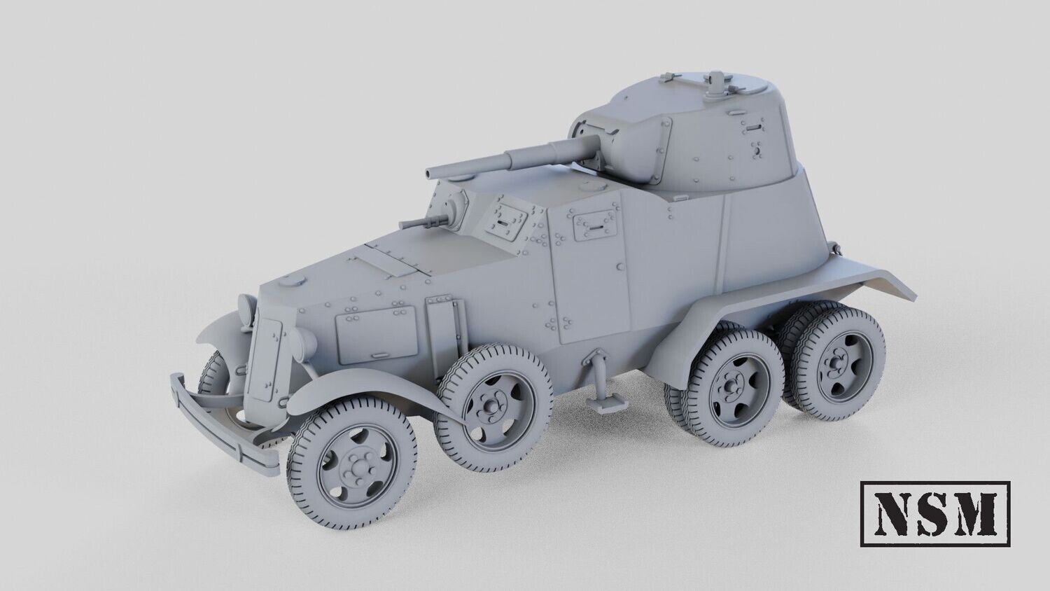 BA-10 Armoured Car - 1/48 Scale