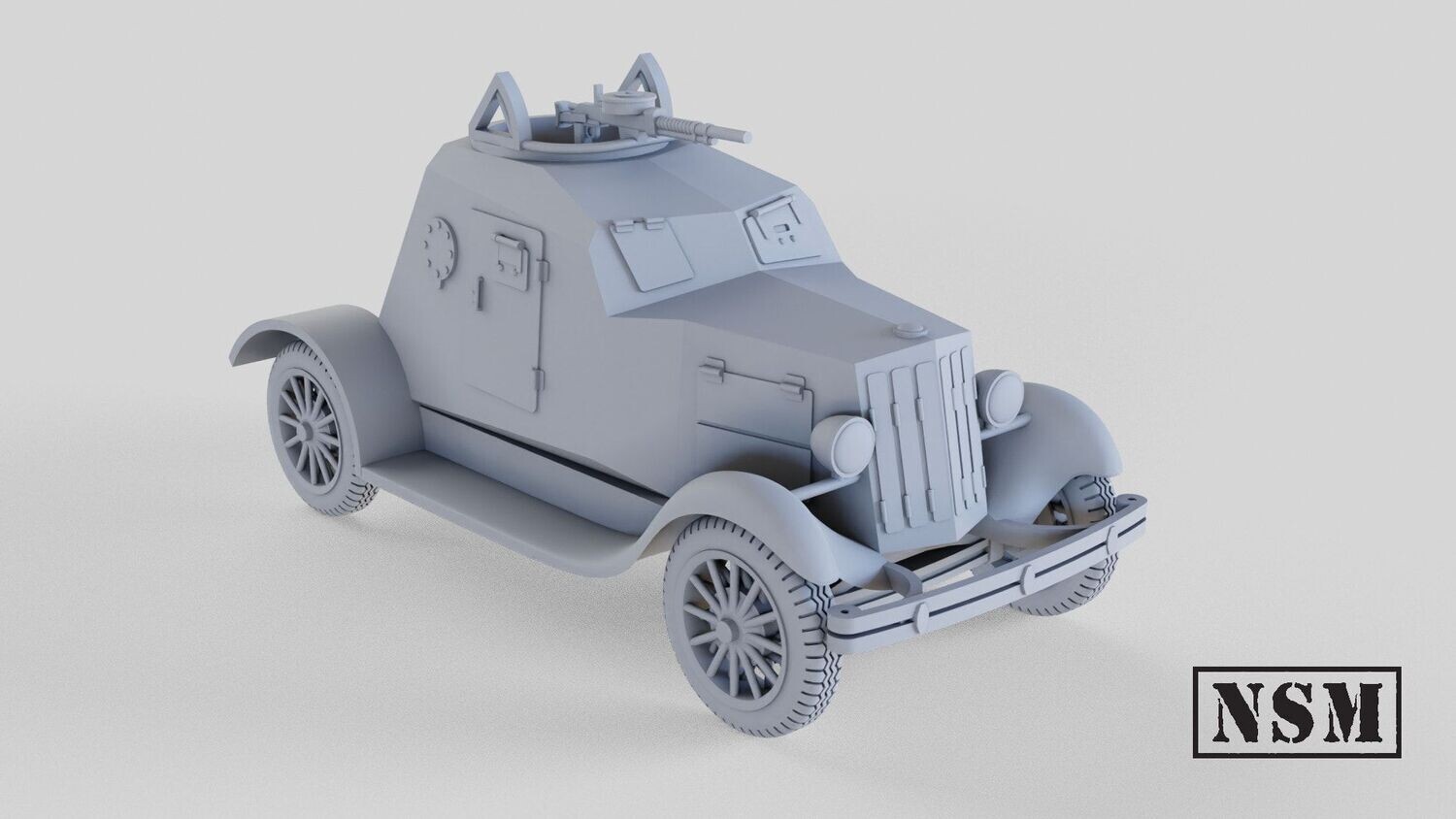 D-12 Armoured Car - 1/48 Scale