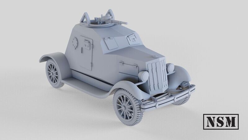 D-12 Armoured Car - 1/48 Scale