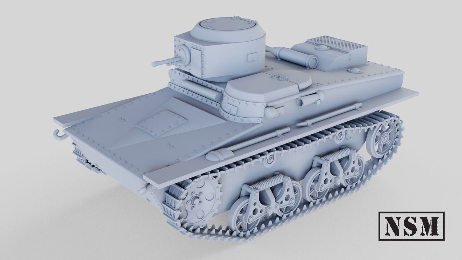 T-37 Tankette - 1/56 Scale