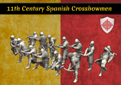 11th Century Spanish Crossbowmen Pack (28mm)