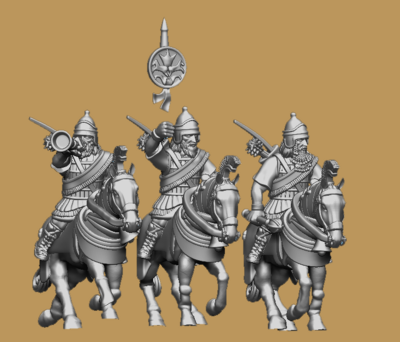 Assyrian Cavalry Command Pack (28mm)