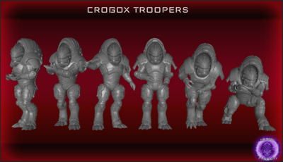 Crogox Troopers (40mm)