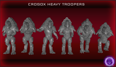 Crogox Heavy Troopers (40mm)