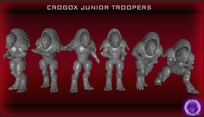 Crogox Junior Troopers (40mm)
