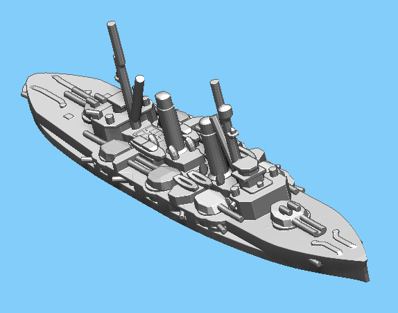 Japanese Satsuma- Battleship - 1:2400