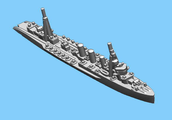 Japanese Kitakami (1945) - Cruiser - 1:2400