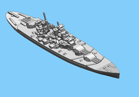 Soviet Sovetskiy Soyuz - Battleship - 1:1800