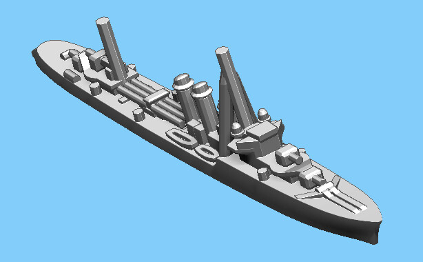 French Bourrasque- Destroyer - 1:1800