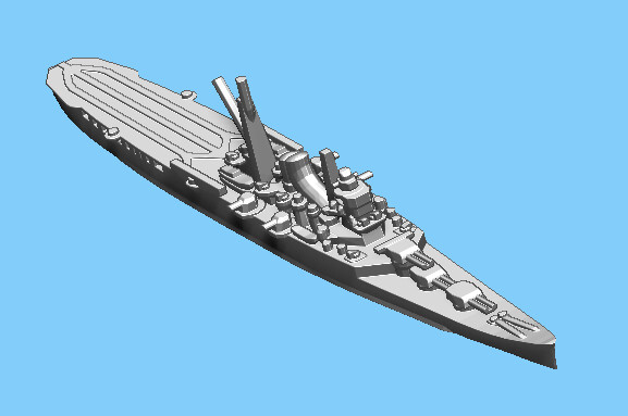 Japanese Mogami (1942) - Cruiser - 1:1800