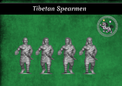 Tibetan Spearmen Pack (28mm)