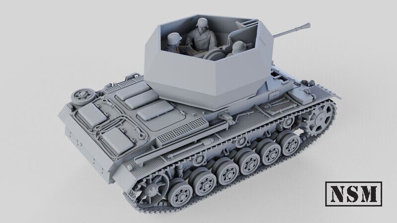 Flakpanzer III - 1/48 Scale