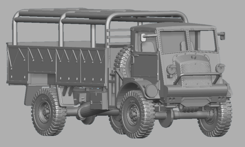 Bedford Truck - 1/56 Scale