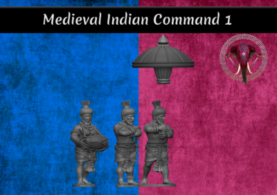 Medieval Indian Command Pack 1 (28mm)