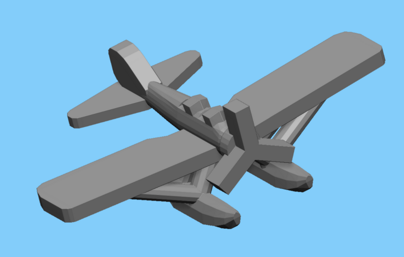 French Gourdou-Leseurre GL-832  - Floatplane - 1:900