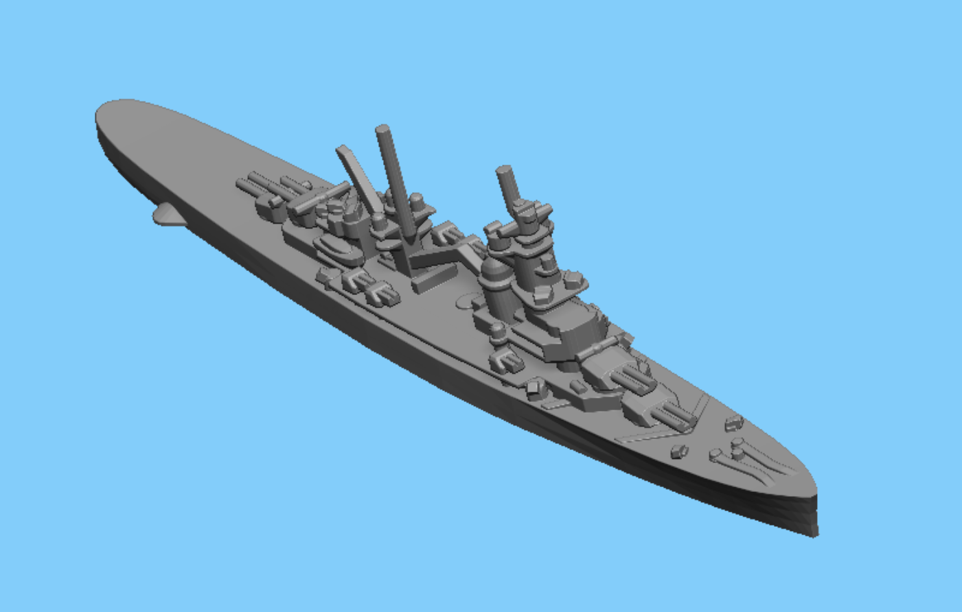 French Algerie - Cruiser - 1:1800