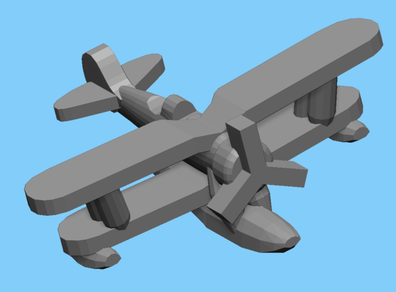 Italian IMAM Ro.43 - Floatplane - 1:900