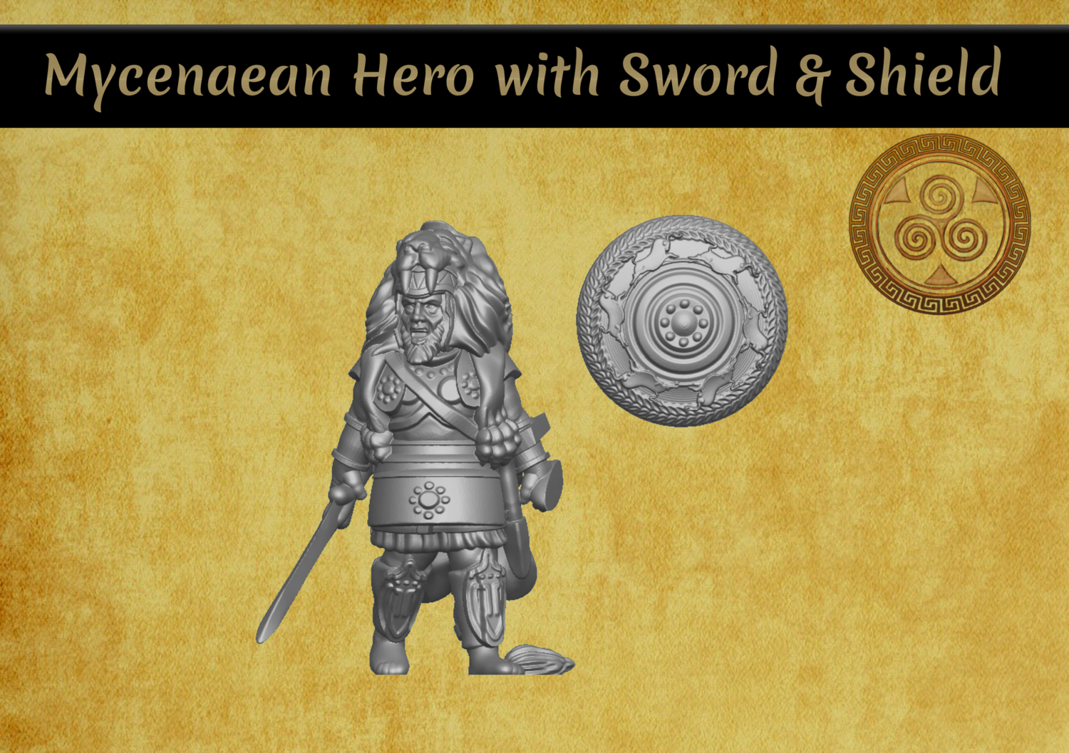 Mycenaean Hero 1 Pack (28mm)