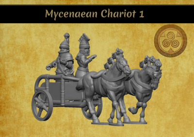Mycenaean Chariot 1 Pack (28mm)