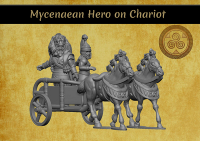 Mycenaean Hero on Chariot Pack (28mm)