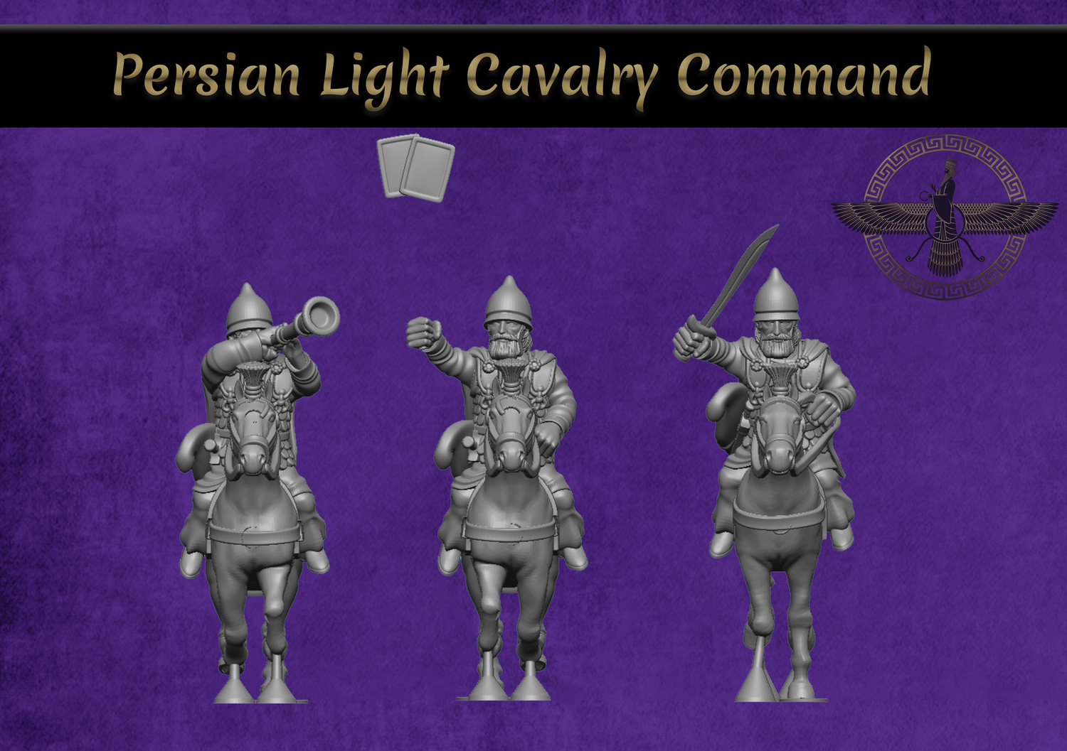 Persian Light Cavalry Command Pack (28mm)