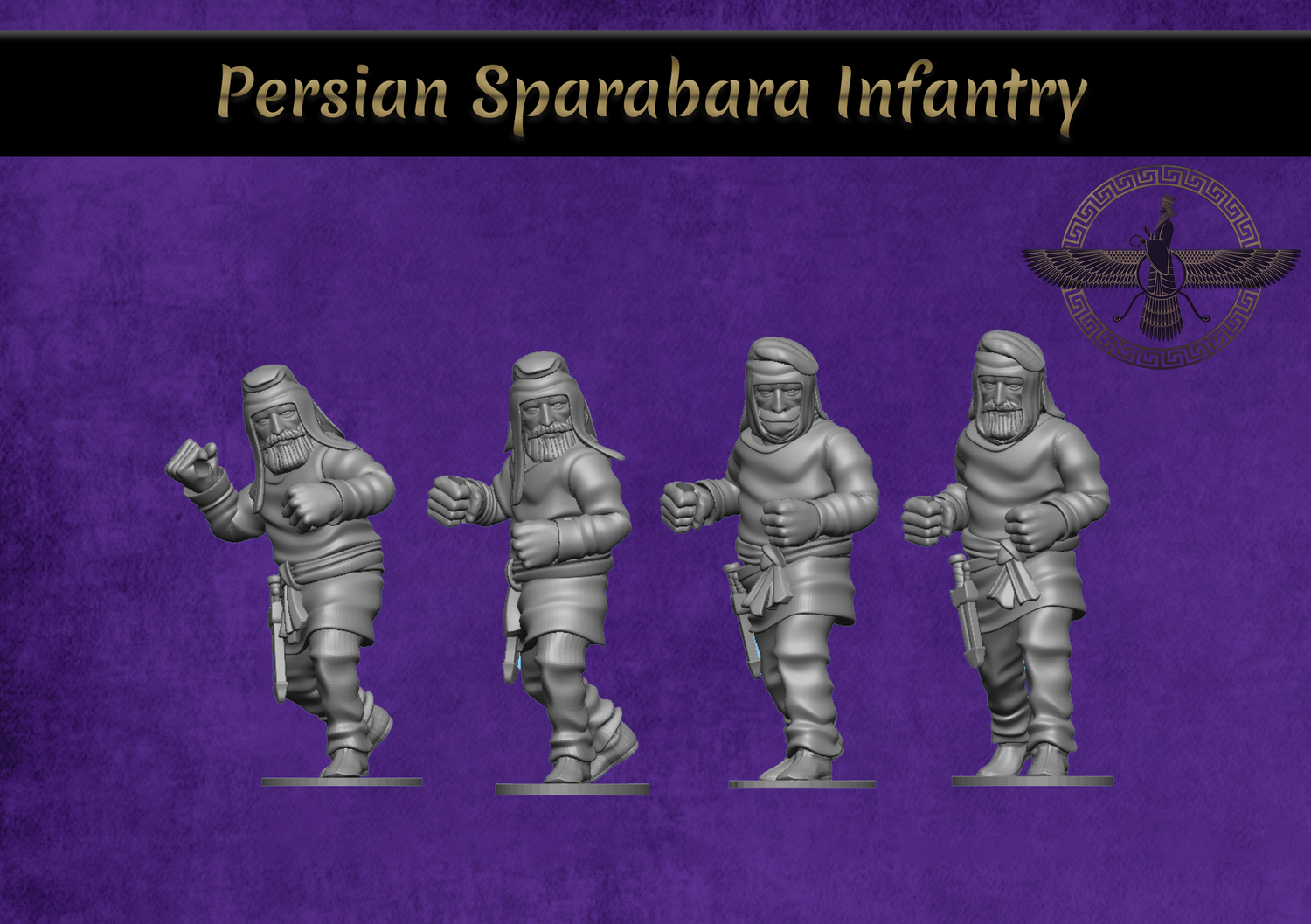 Persian Sparabara Infantry Pack (28mm)