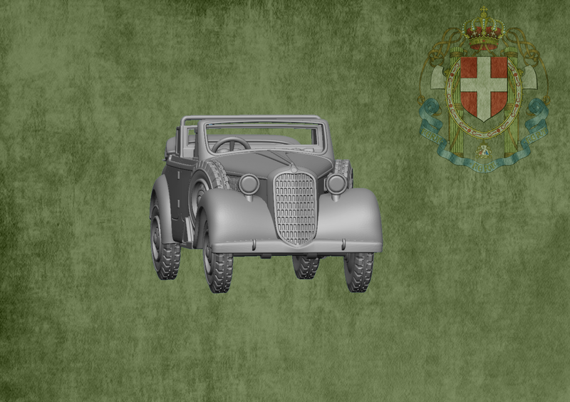 Alfa Romeo 6C 2500 Coloniale (Open)  - 1/56 Scale
