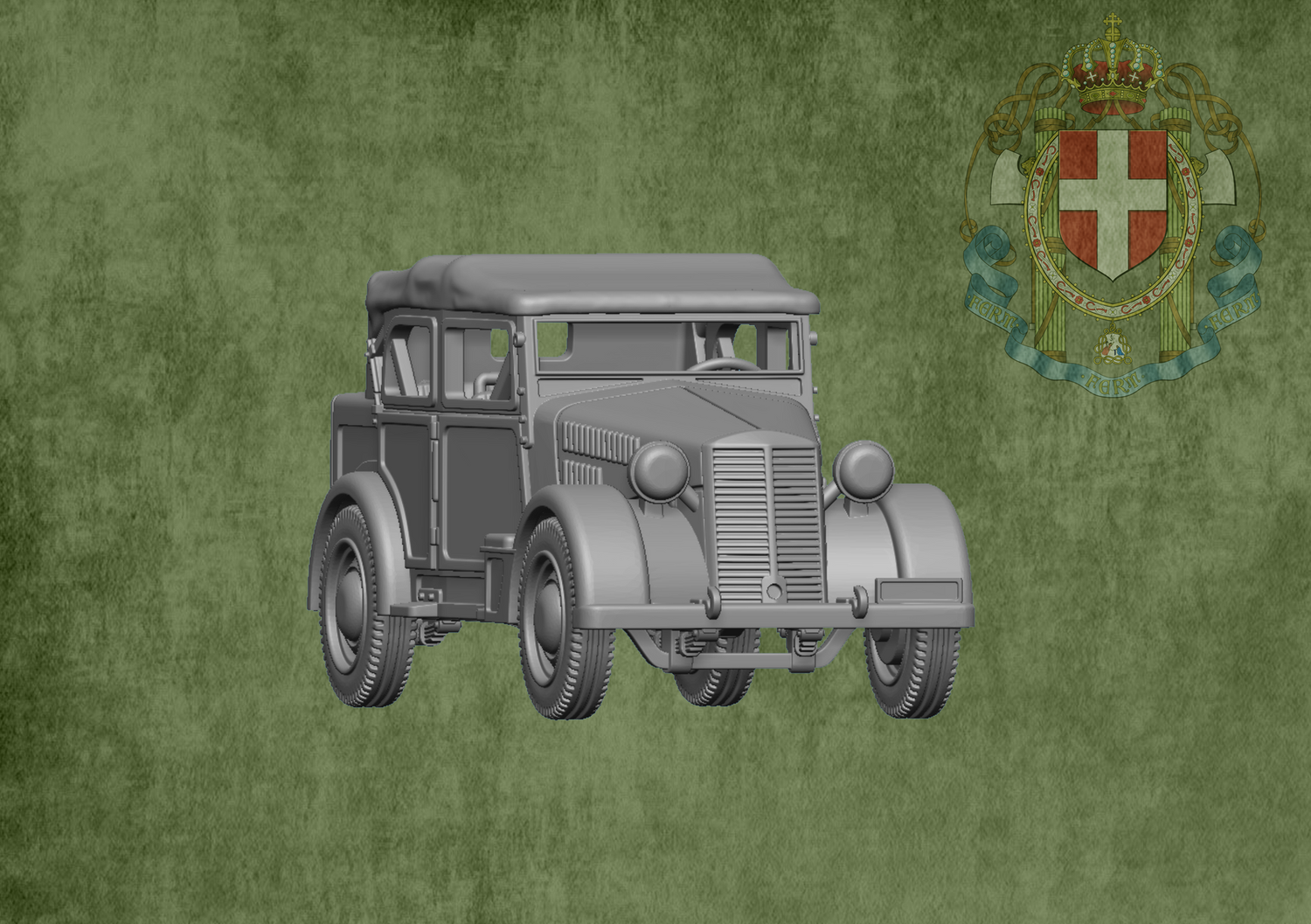 Fiat 508 CM Coloniale  - 1/48 Scale