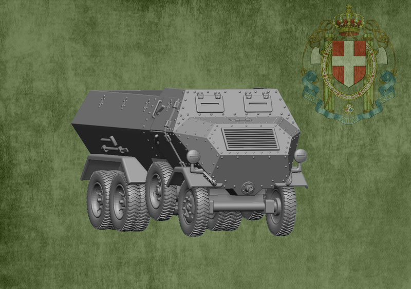 Fiat SPA Dovunque 35 Blindato  - 1/56 Scale