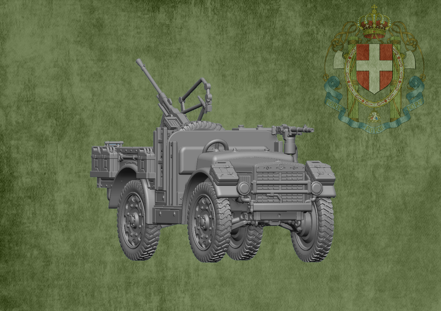 Fiat SPA TL37 with Breda 20-65 mod.35  - 1/56 Scale