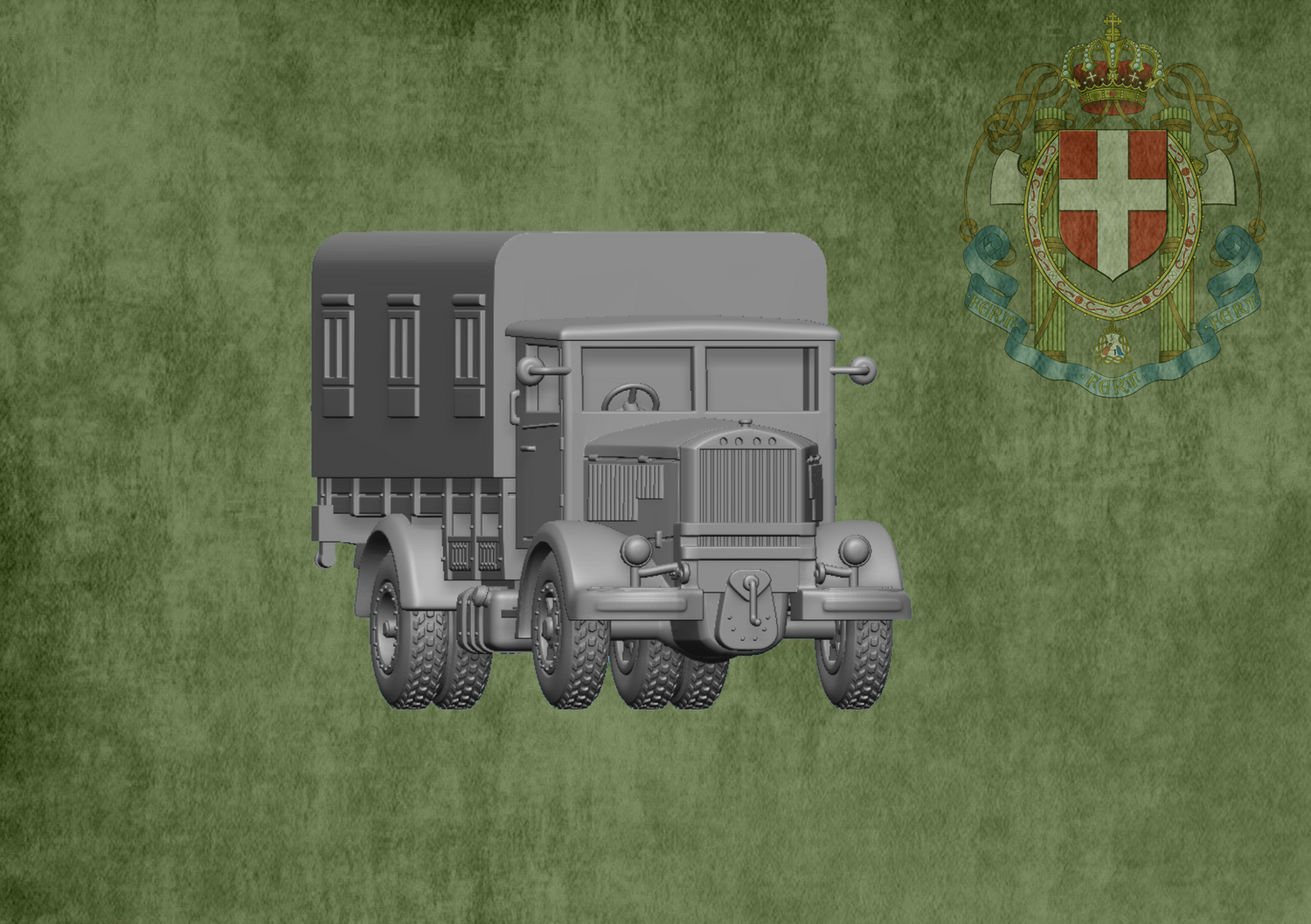 Lancia 3RO Command Truck  - 1/48 Scale