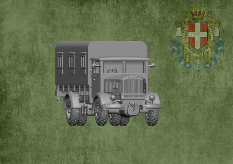 Lancia 3RO Command Truck  - 1/56 Scale