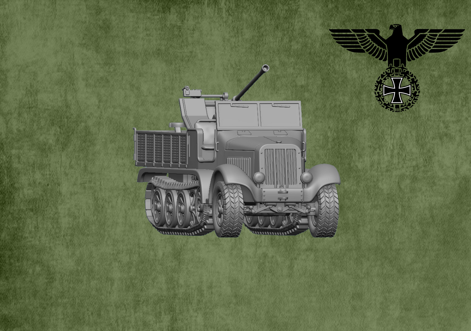 Sd.Kfz.6-2 - 3.7cm Flak 36 Auf 5t Zugkraftwagen - 1/48 Scale
