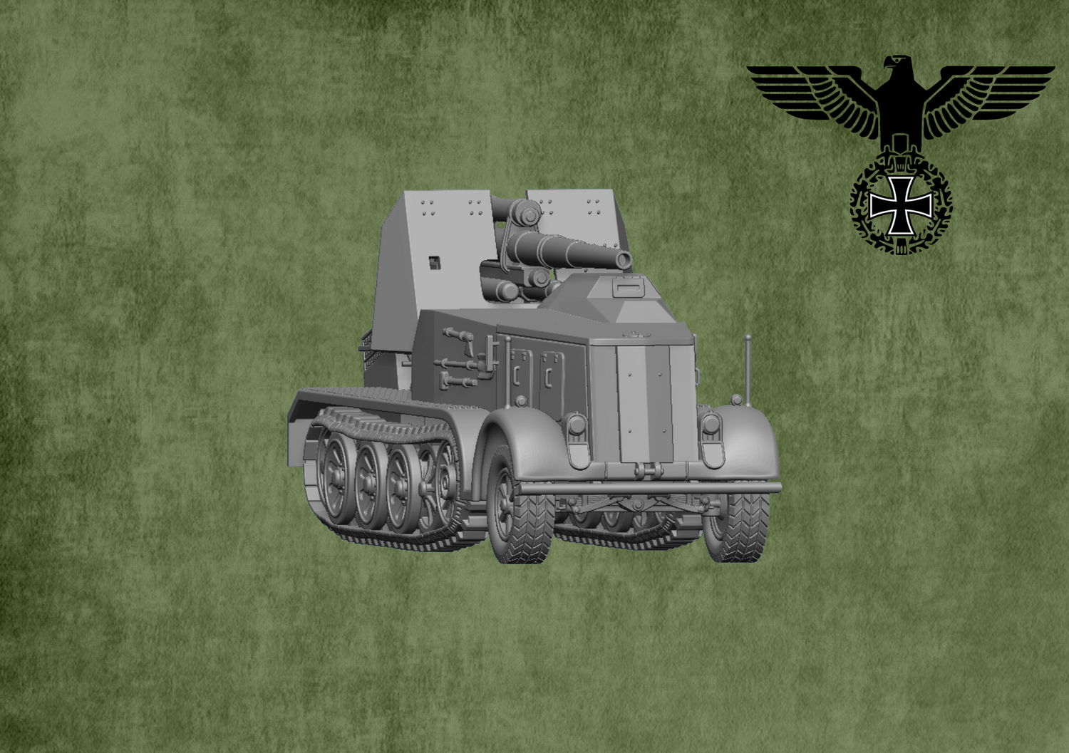 Sd.Kfz.8 - 8.8cm Flak 18 - 1/56 Scale