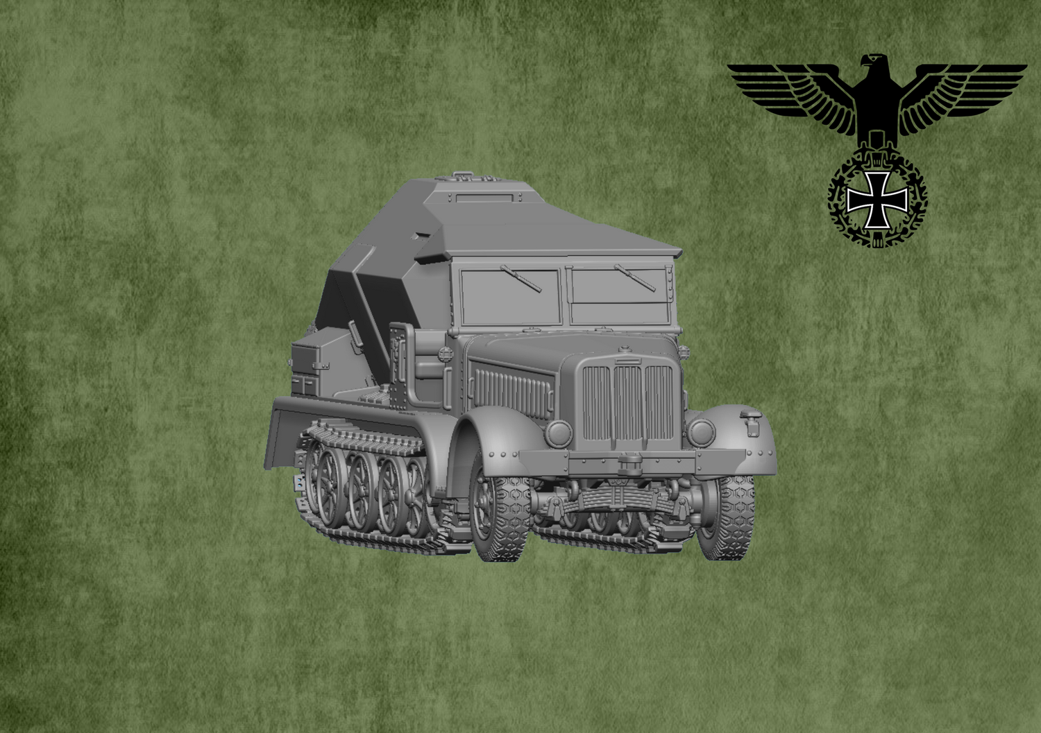 Sd.Kfz.7-3 - The Feuerleitpanzerfahrzeug für V-2 Raketen - 1/48 Scale