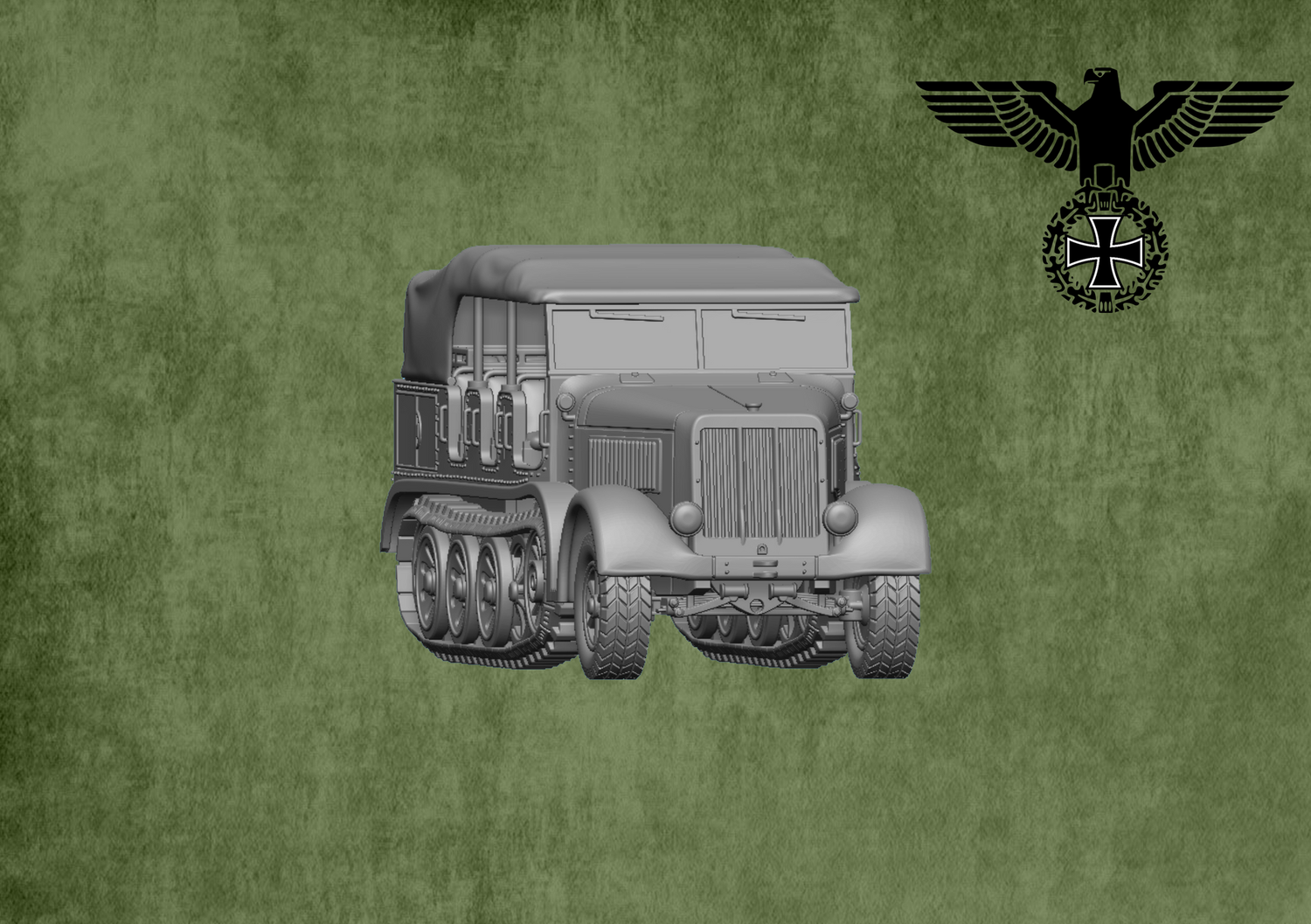 Sd.Kfz.8 DB9 Zugkraftwagen 12t - 1/56 Scale