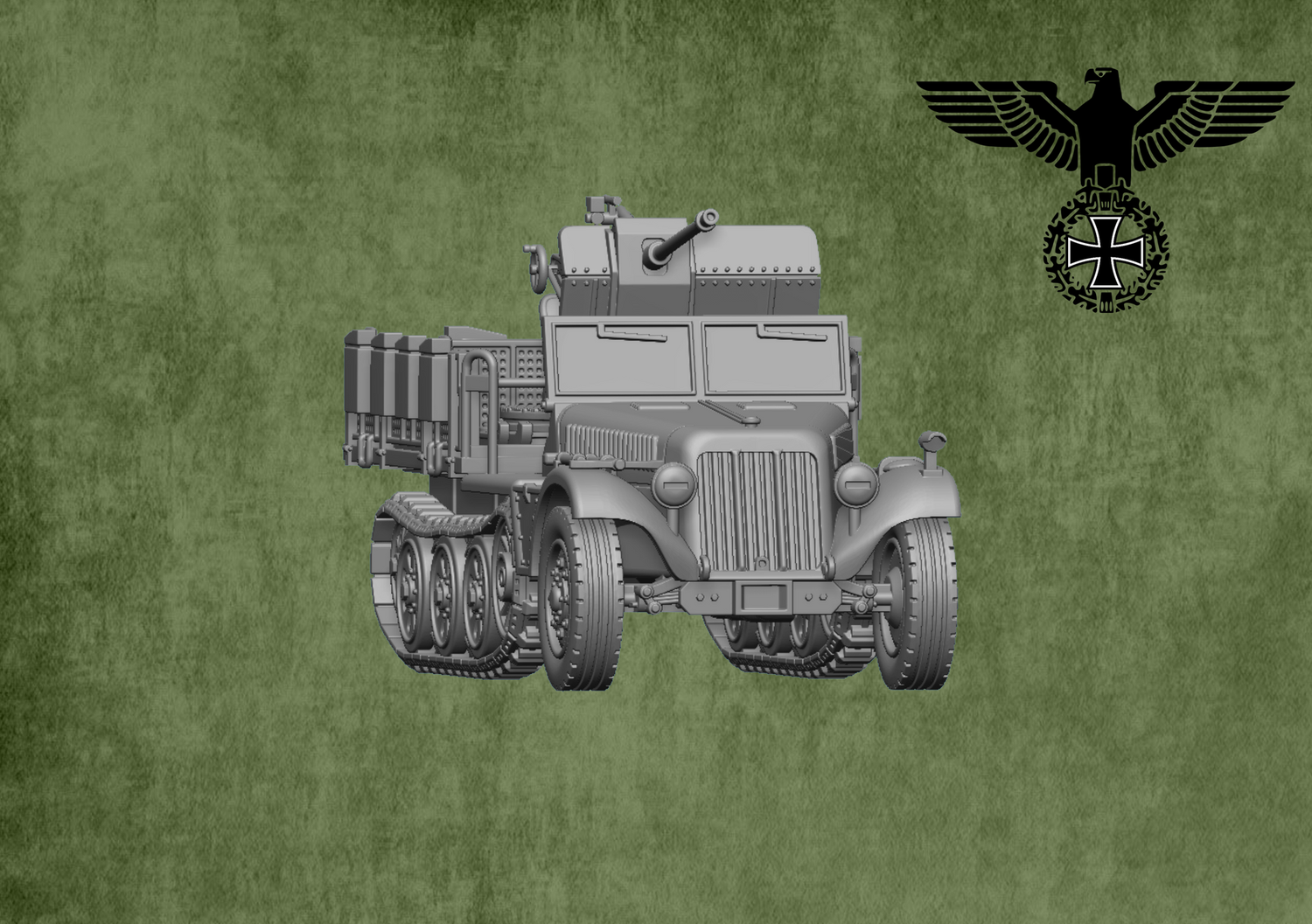 Sd.Kfz.10-4 - 2cm Flak 30 - 1/48 Scale