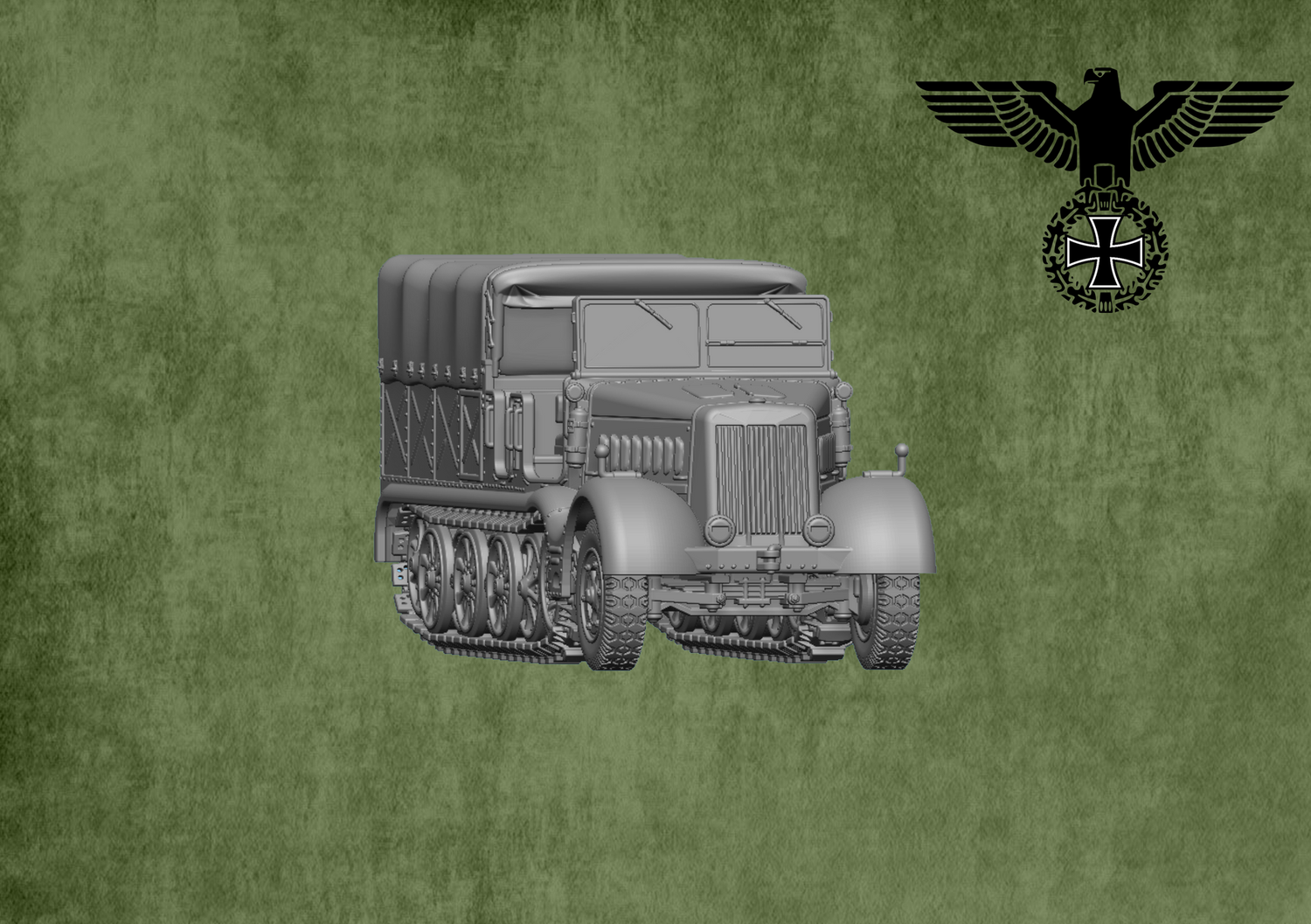 Sd.Kfz.9 Zugkraftwagen 18t (FAMO) - 1/56 Scale